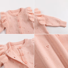 Knit Onesie Infant Clothing Outdoor Romper Newborn Baby Fall Outfit Knit Bodysuit