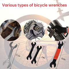 Complete 44-Piece Bicycle Repair Kit – Essential Tools for Chain, Crank, Freewheel, and Multi-Purpose Bike Key Repairs