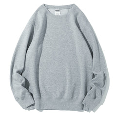 Sweatshirt Men's Round Neck Thicken Warm Outerwear Couple Style Long Sleeve