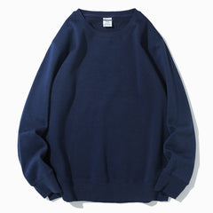 Sweatshirt Men's Round Neck Thicken Warm Outerwear Couple Style Long Sleeve