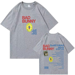 Bad Bunny Debi Tirar M á s Fotos Short Sleeve Casual Loose Women's T-shirt Top