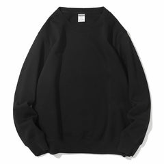 Sweatshirt Men's Round Neck Thicken Warm Outerwear Couple Style Long Sleeve