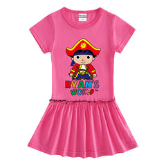 Short sleeved dress cotton baby