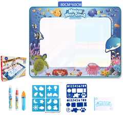 Water Doodle Mat Kids Toys Reusable Painting Writing Doodle Water Color Drawing Board Toddlers Preschool Education Toys