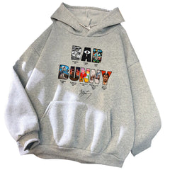 Bad Bunny Debi Tirar M á s Fotos Hoodie Loose Hoodie Hoodie