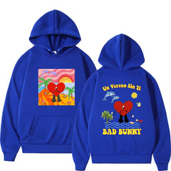 un verano sin ti bad bunny printed men's sweatshirt hoodie