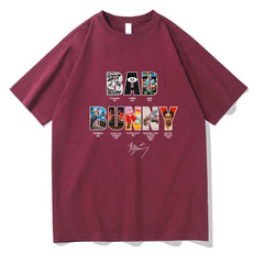 Bad Bunny Debi Tirar Mas Fotos Short sleeved Loose Women's T-shirt