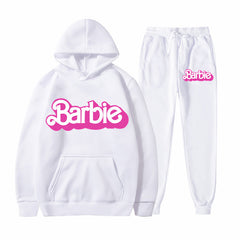 Printed Sports Hoodie for Men and Women Casual Sweatshirt Set