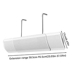 AC Wind Deflector – Adjustable Air Conditioner Diffuser to Stop Cold Air Blowing Directly on You