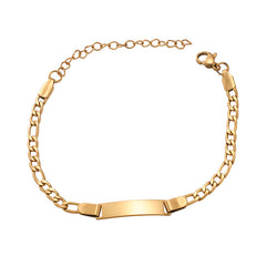 Unique Fashionable Kids' Gift  Style Stainless Steel Engravable Children's Bracelet