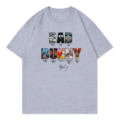 Bad Bunny Debi Tirar Mas Fotos Short sleeved Loose Women's T-shirt