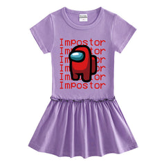 Short sleeved dress cotton baby