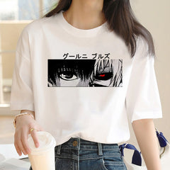 Tokyo Ghoul Kaneki Ken Eyes Clothes Men Grunge 2022 Anime T