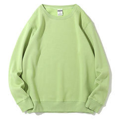 Sweatshirt Men's Round Neck Thicken Warm Outerwear Couple Style Long Sleeve