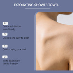 Alorin Exfoliating Shower Towel Skin Cleansing Bath Towel