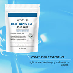 Jaysuing Hyaluronic Acid Moisturizing Mask, Gently Hydrates And Moisturizes Tender, Smooth And Delicate Skin