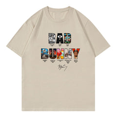 Bad Bunny Debi Tirar Mas Fotos Short sleeved Loose Women's T-shirt