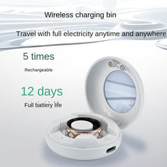Health Smart Titanium Steel Ring Waterproof Blood Pressure Oxygen Sleep Movement Tracking Multi-Function Ring High-Tech Pair Ring