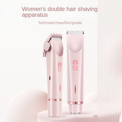 Women's Electric Hair Removal Shaver with Dual Heads