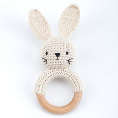 Carving Name Baby Soothing Bell Newborn Gift Bath Gift Knitted Cartoon Doll