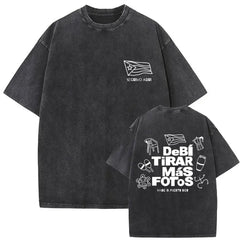 Vintage Washed Rapper Bad Bunny T-shirt DeBi TiRAR MaS FOToS