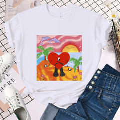 Women's T-Shirt Un Verano Sin Ti Bad Bunny Short Sleeve
