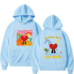 un verano sin ti bad bunny printed men's sweatshirt hoodie