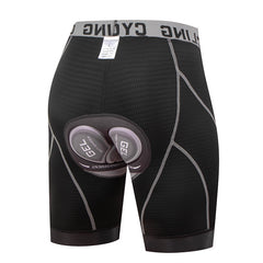 Cycling Shorts with Thick Silicone Padding, Breathable and High-Elastic Mountain and Road Bike Riding Pants