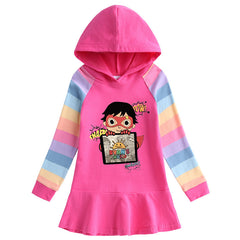 Cartoon Rainbow Girls' Dress