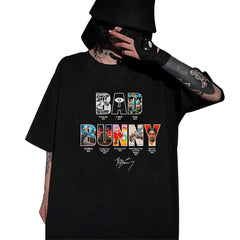 Bad Bunny Debi Tirar Mas Fotos Short sleeved Loose Women's T-shirt