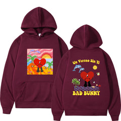 un verano sin ti bad bunny printed men's sweatshirt hoodie