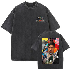 Vintage Washed Rapper Bad Bunny T-shirt DeBi TiRAR MaS FOToS