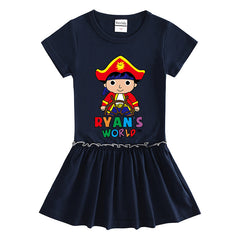 Short sleeved dress cotton baby