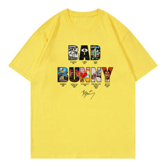 Bad Bunny Debi Tirar Mas Fotos Short sleeved Loose Women's T-shirt