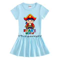 Short sleeved dress cotton baby
